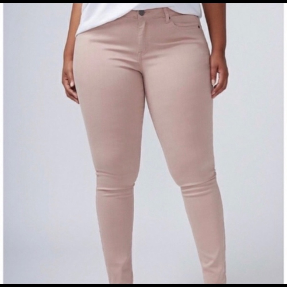 Lane Bryant Light Pink Jeans